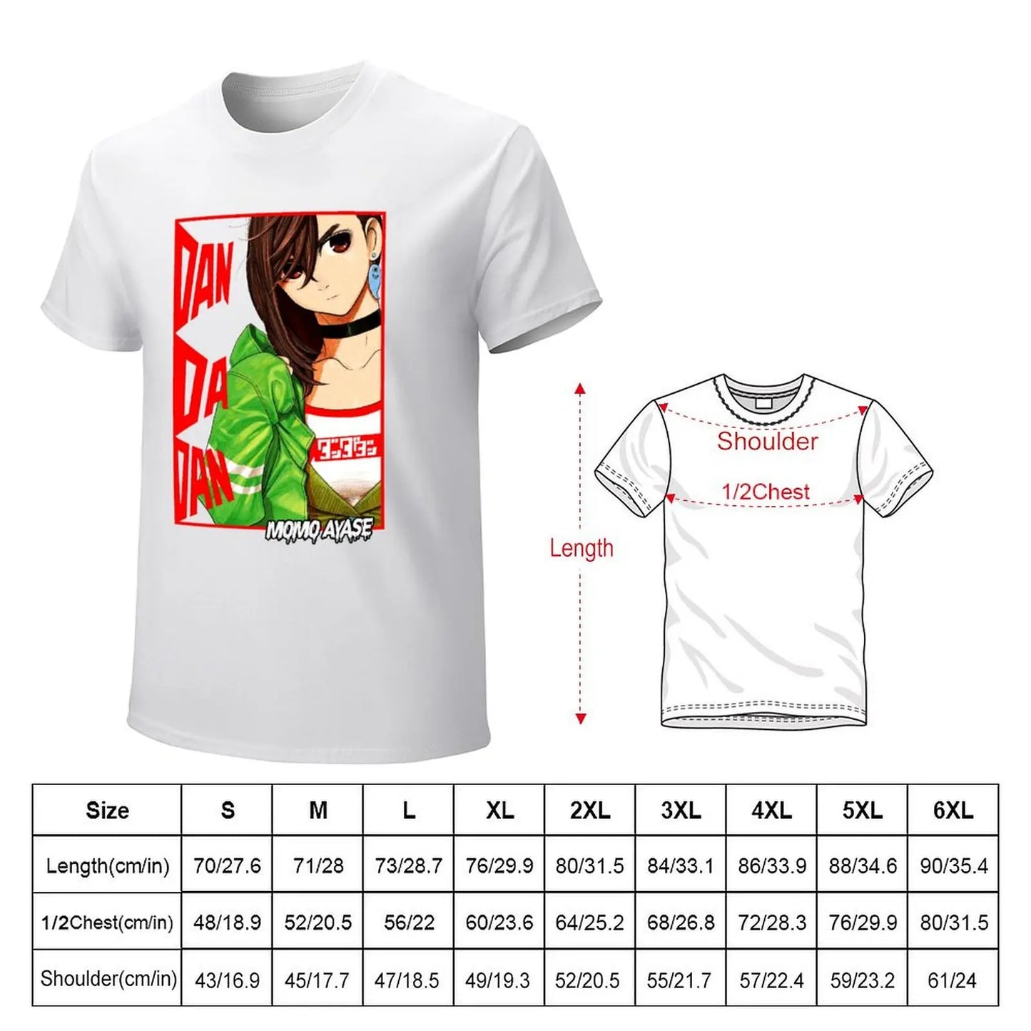 Momo Ayase Red - Dandadan T-Shirt