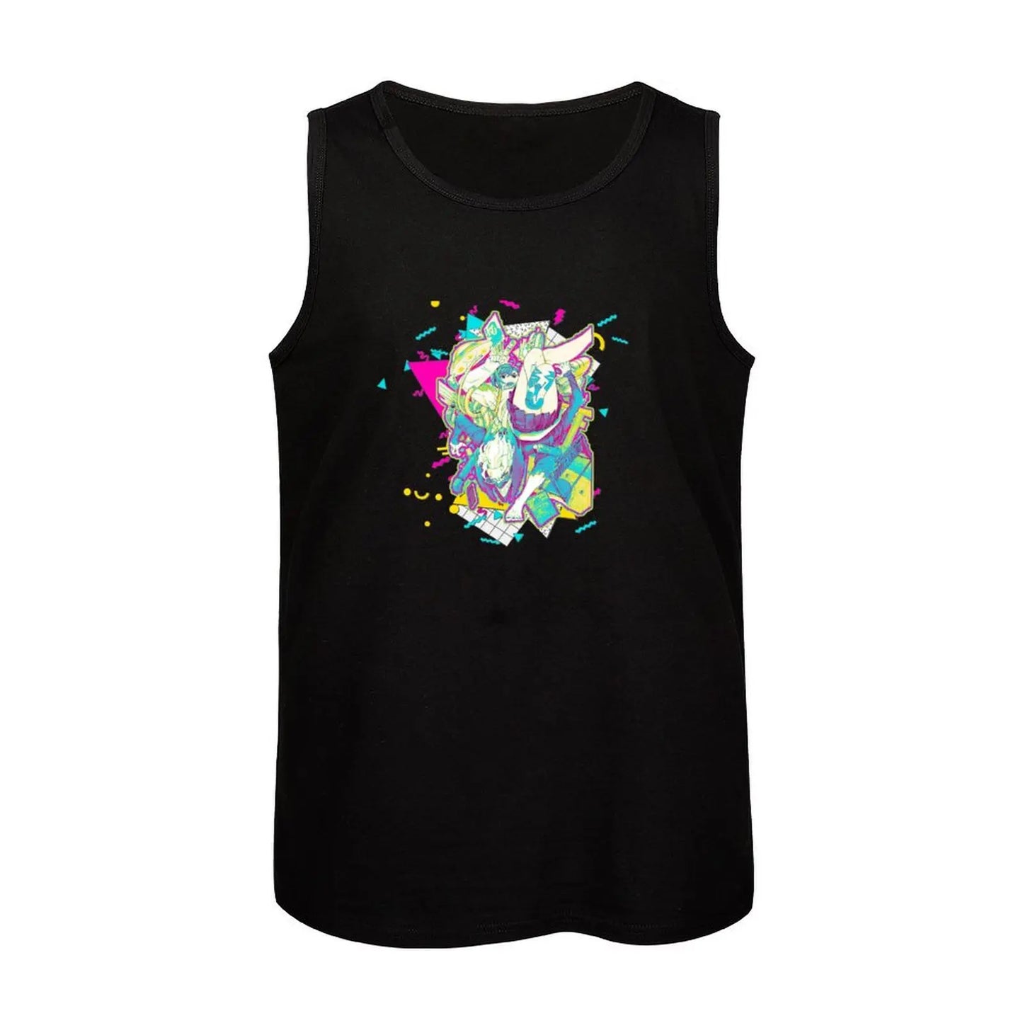 Futuristic Design Momo Ayase - Black Dandadan Tank Top