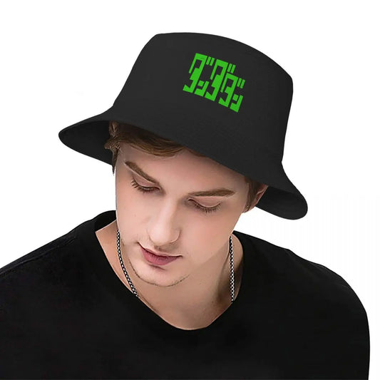 Black with Neon Green Logo - Dandadan Bucket Hat