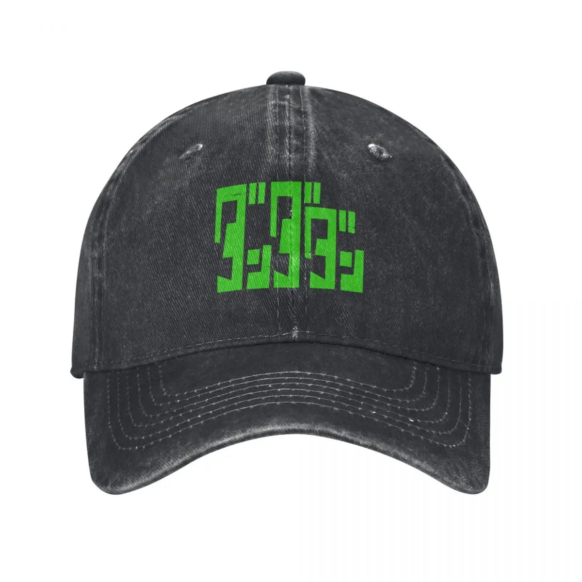 Dandadan Green Logo Black Cap