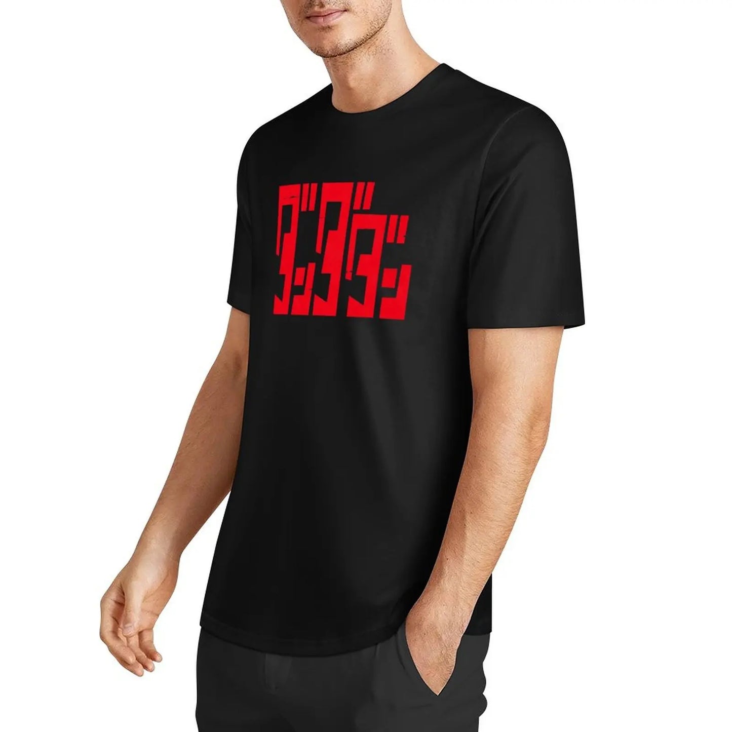 Red Logo Dandadan - Black Dandadan T-shirt