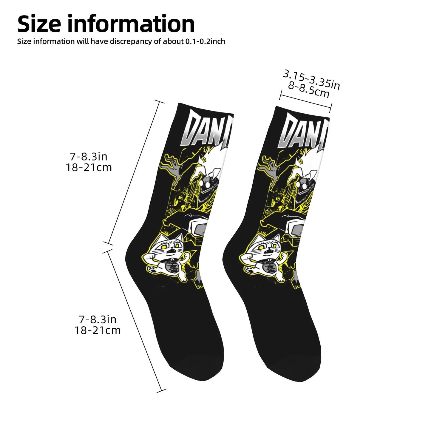 Dandadan Electric Skeleton Socks