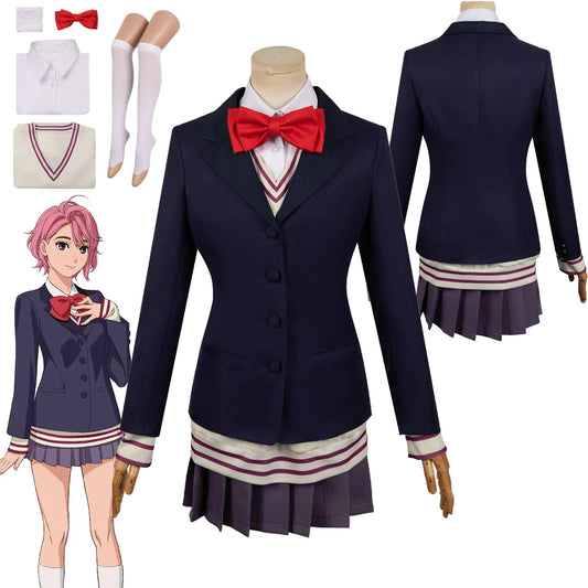 Aira Shiratori School Uniform Cosplay Costume - Dandadan