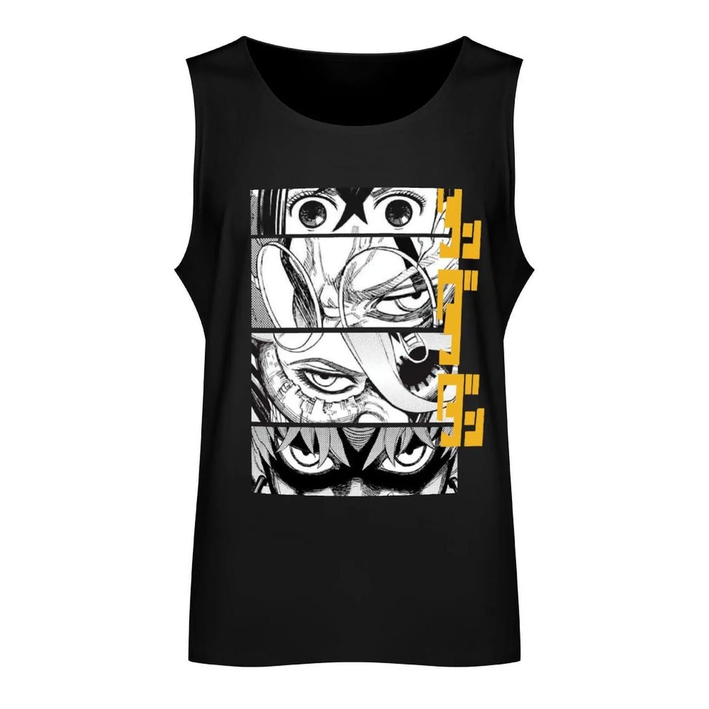 Dandadan Characters Black Tank Top