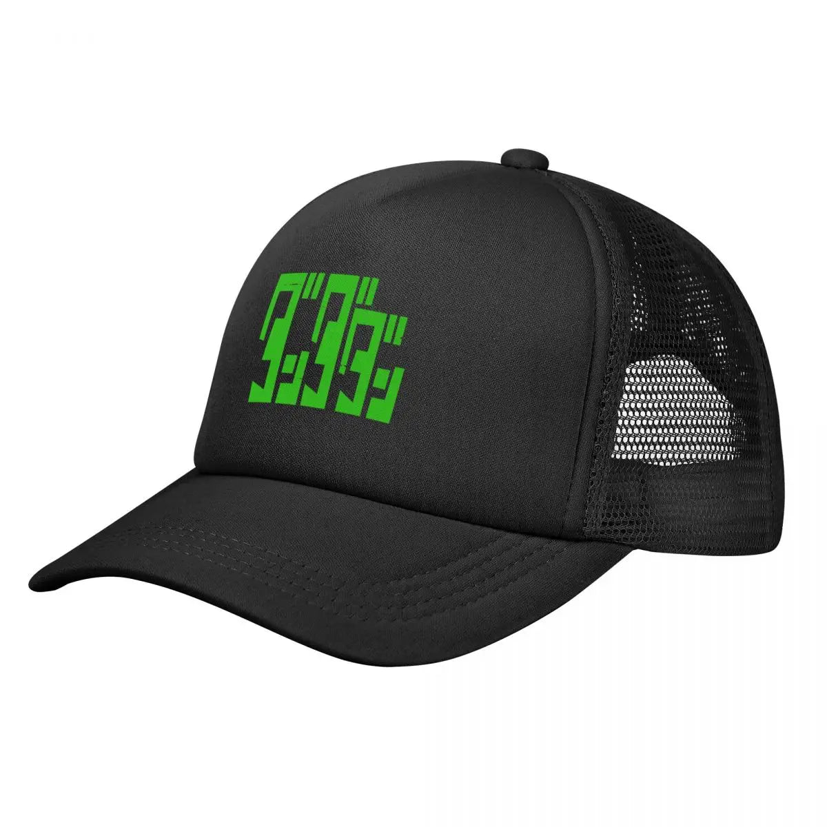 Vibrant Green Dandadan Mesh Cap with Green Logo