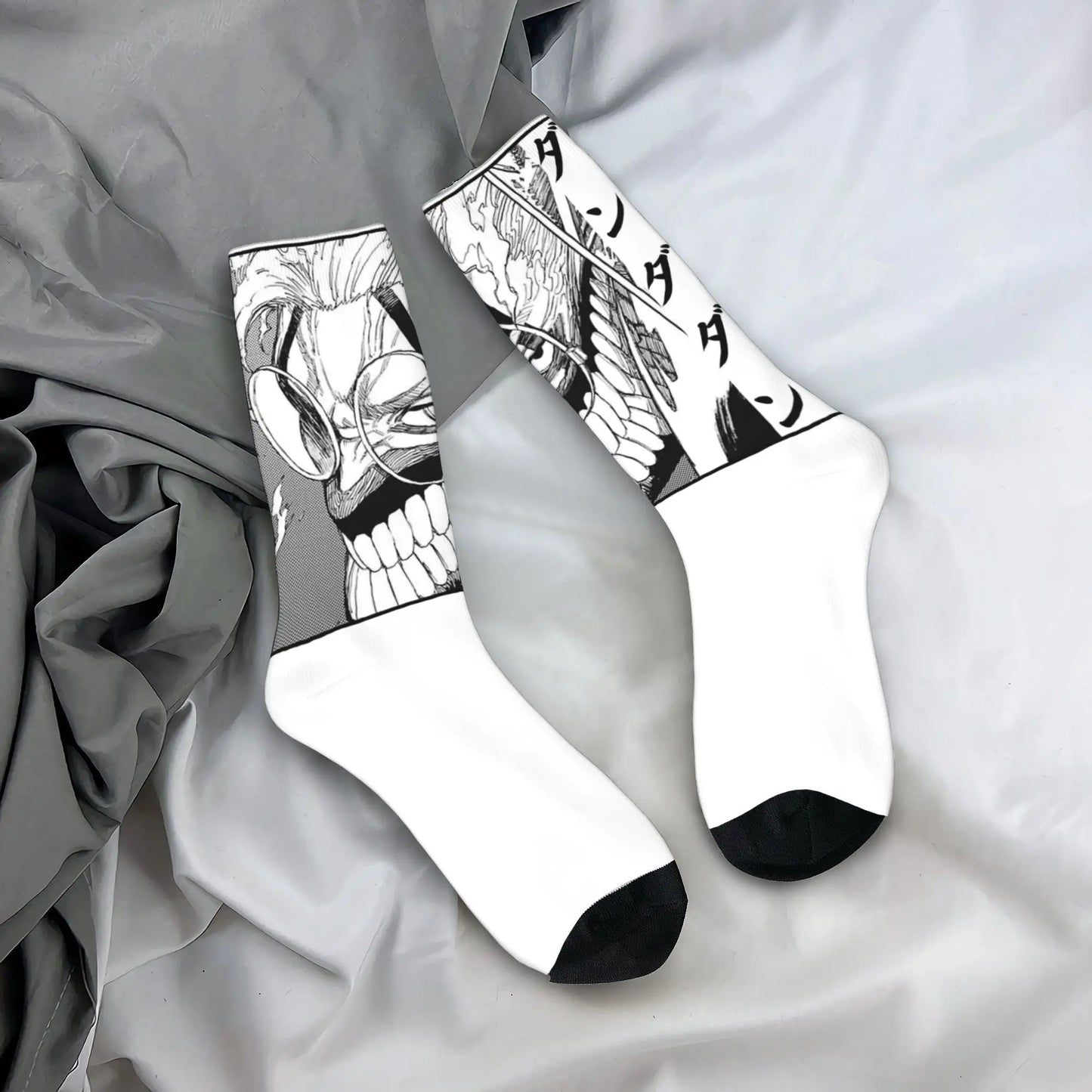 Dandadan Skull Illusion Socks