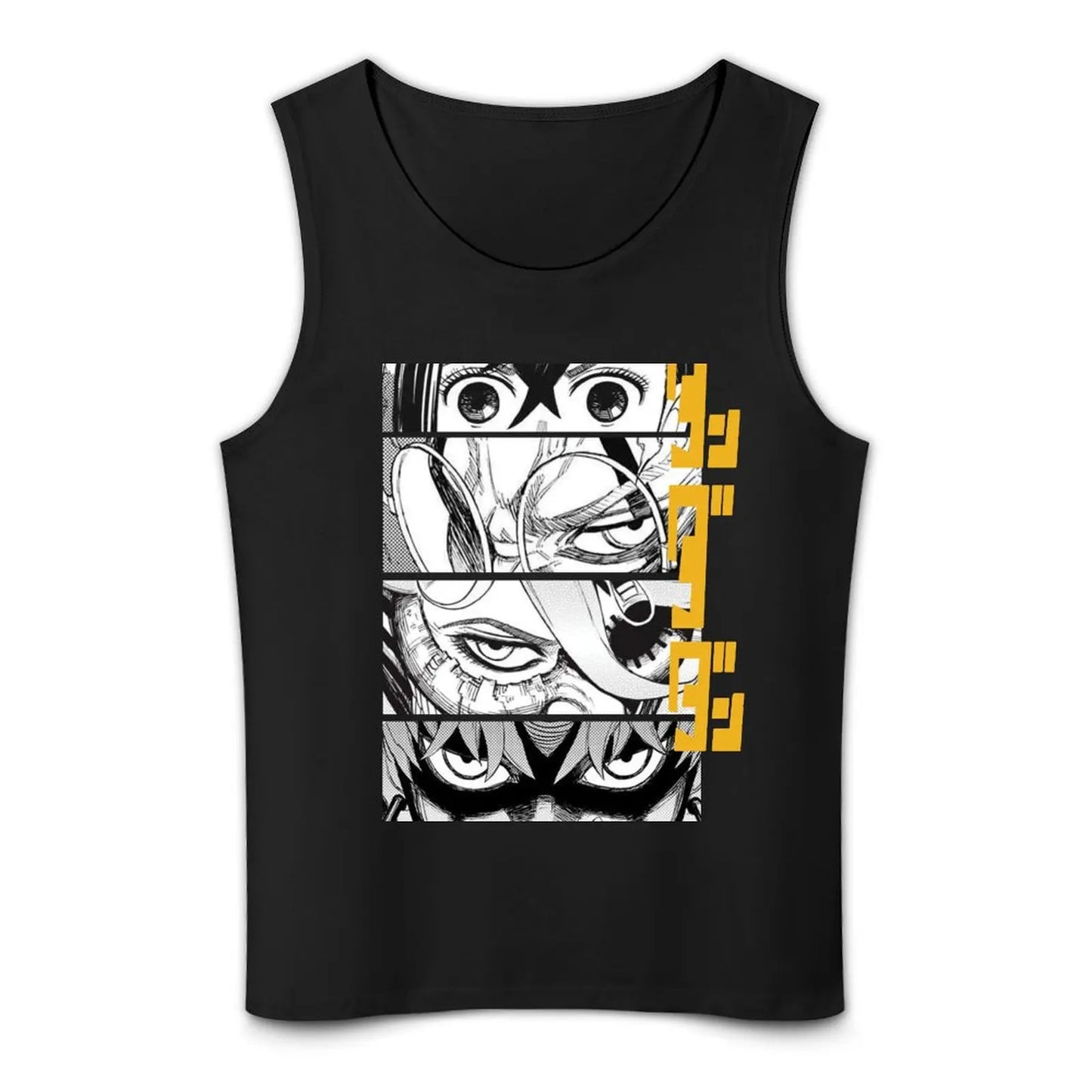 Dandadan Characters Blue Tank Top