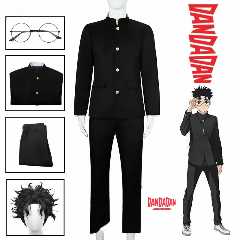 Ken Takakura Cosplay Set (Costume + Wig) - Dandadan